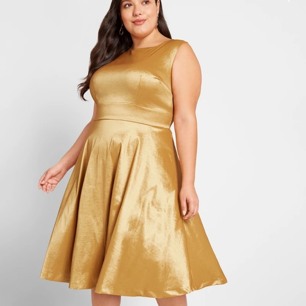 Gold fit and flare